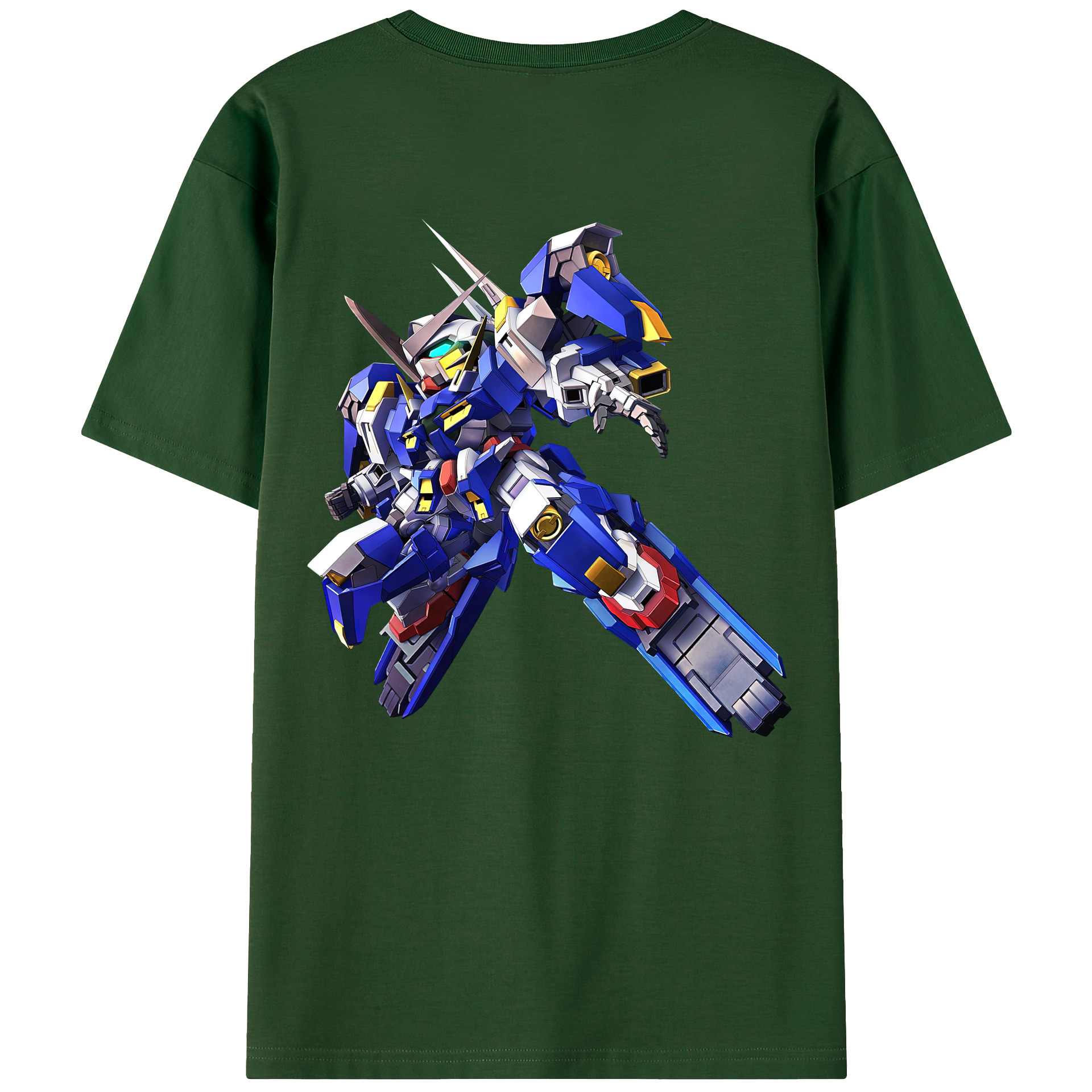 （画像用） 機動戦士ガンダム Mobile Suit Gundam 綿100％半袖Tシャツ（背面プリント）